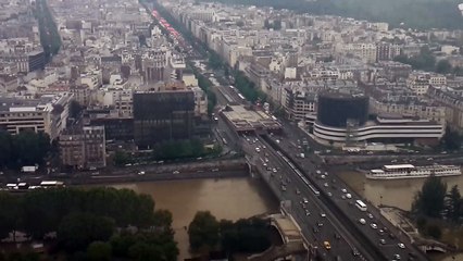 Paris Flood - Island completely flooded by Seine River - June 3, 2016