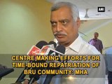 Centre making efforts for time-bound repatriation of Bru community: MHA