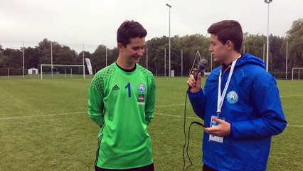 Euro Foot Jeunes Interview d'un jeune arbitre