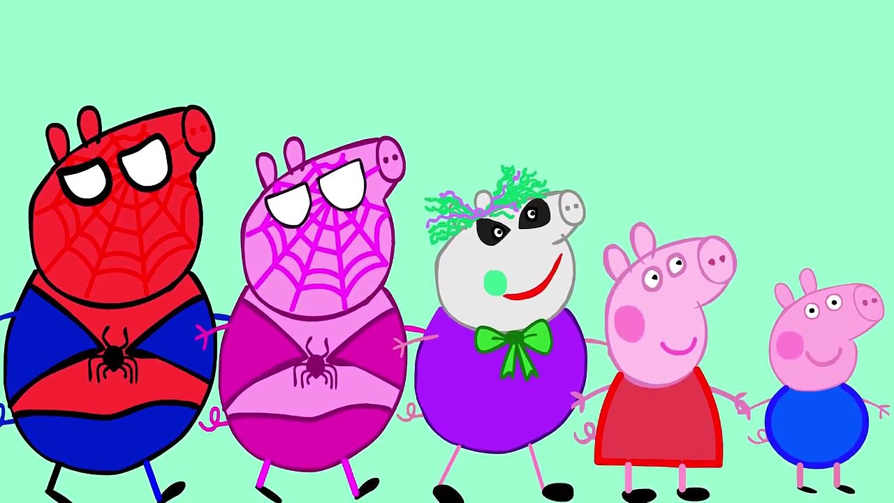 Peppa Pig George Crying kidneping SpiderMan Finger Family Nursery Rhymes Lyrics new episode 2016