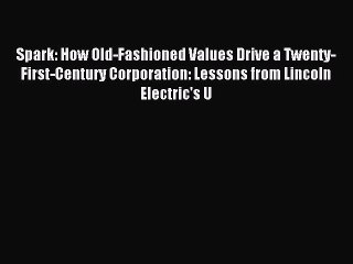 Read Spark: How Old-Fashioned Values Drive a Twenty-First-Century Corporation: Lessons from