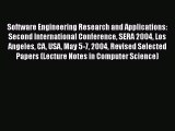 Read Books Software Engineering Research and Applications: Second International Conference