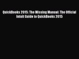 EBOOKONLINE QuickBooks 2015: The Missing Manual: The Official Intuit Guide to QuickBooks 2015