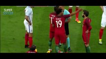 Bruno Alves BRUTAL 'KUNGFU' KICK Harry Kane at England vs Portugal (1 - 0) 2016