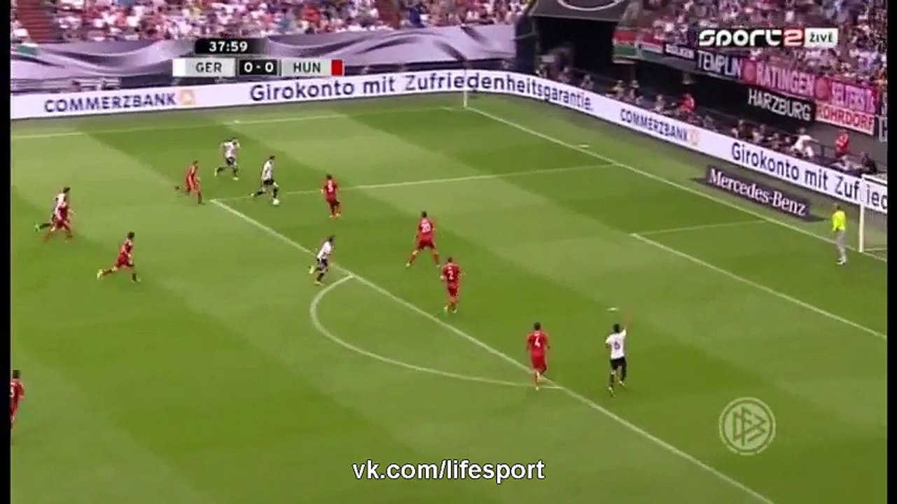 Own Goal Ádám Lang - Germany vs Hungary 1-0  04-06-2016