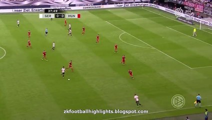 Mario Götze 1-0 Goal HD - Germany 1-0 Hungary 04.06.2016 HD