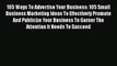 [PDF] 105 Ways To Advertise Your Business: 105 Small Business Marketing Ideas To Effectively