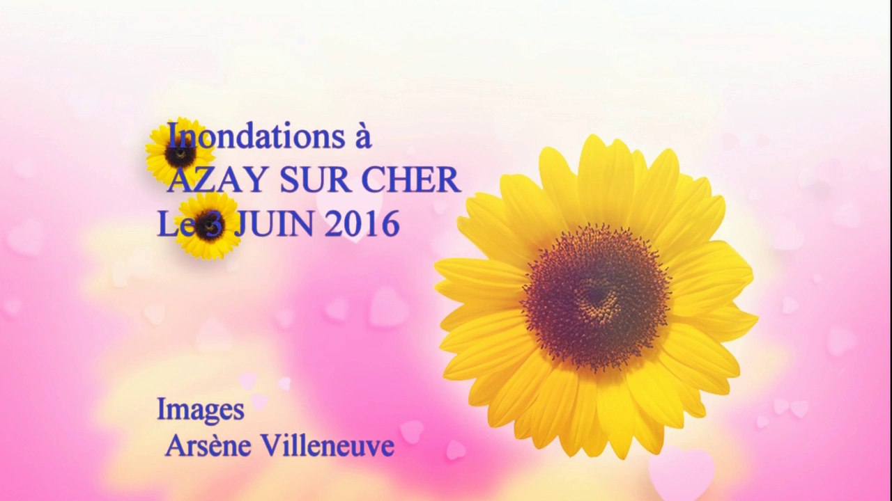 inondation Azay sur Cher 3 et 4 juin2016