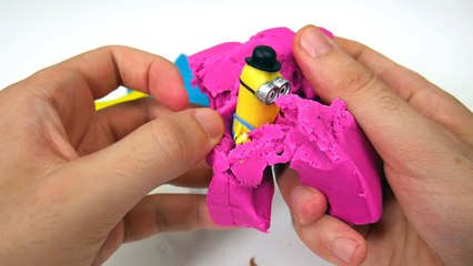 NEW PLAY DOH Surprise Stars with LEGO Ninja Turtle TMNT and Minion Toys! Playdough for Children