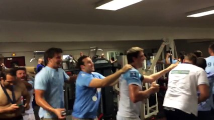 La joie des Bayonnais après leur victoire en finale