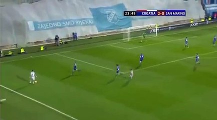 Darijo Srna GOAL - Croatia 3-0 San Marino 04.06.2016