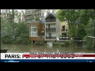 Parisi paralizohet nga përmbytjet - News, Lajme - Vizion Plus
