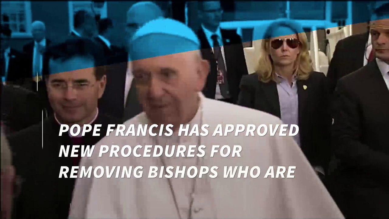 Pope gives Vatican authority to remove bishops negligent on sexual abuse