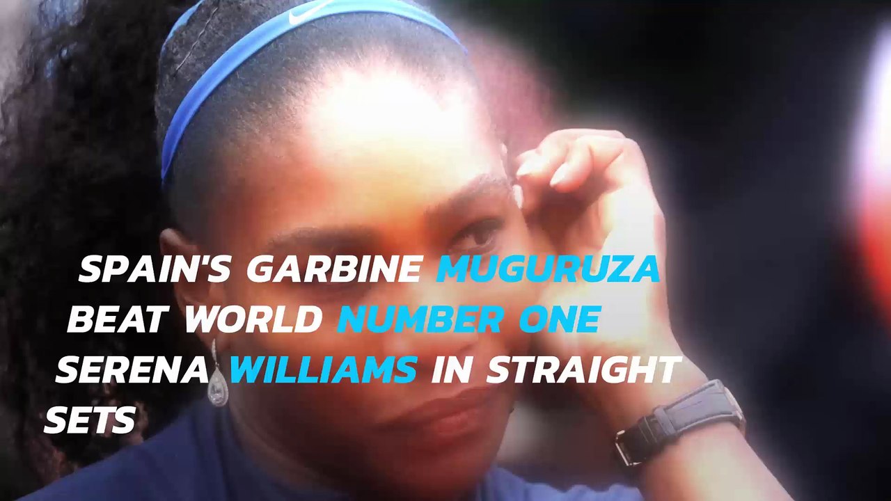 Garbine Muguruza Defeats Serena Williams in French Open Final