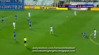 Mario Mandžukić Amazing Goal HD Croatia 4-0 San Marino 04.06.2016