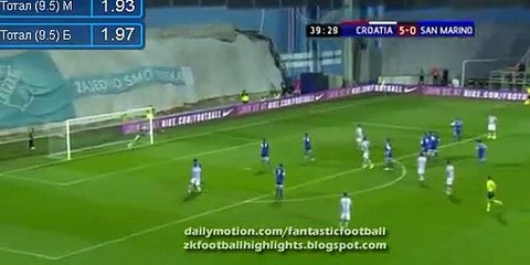 Ivan Perišić FreeKick Goal Croatia 6-0 San Marino