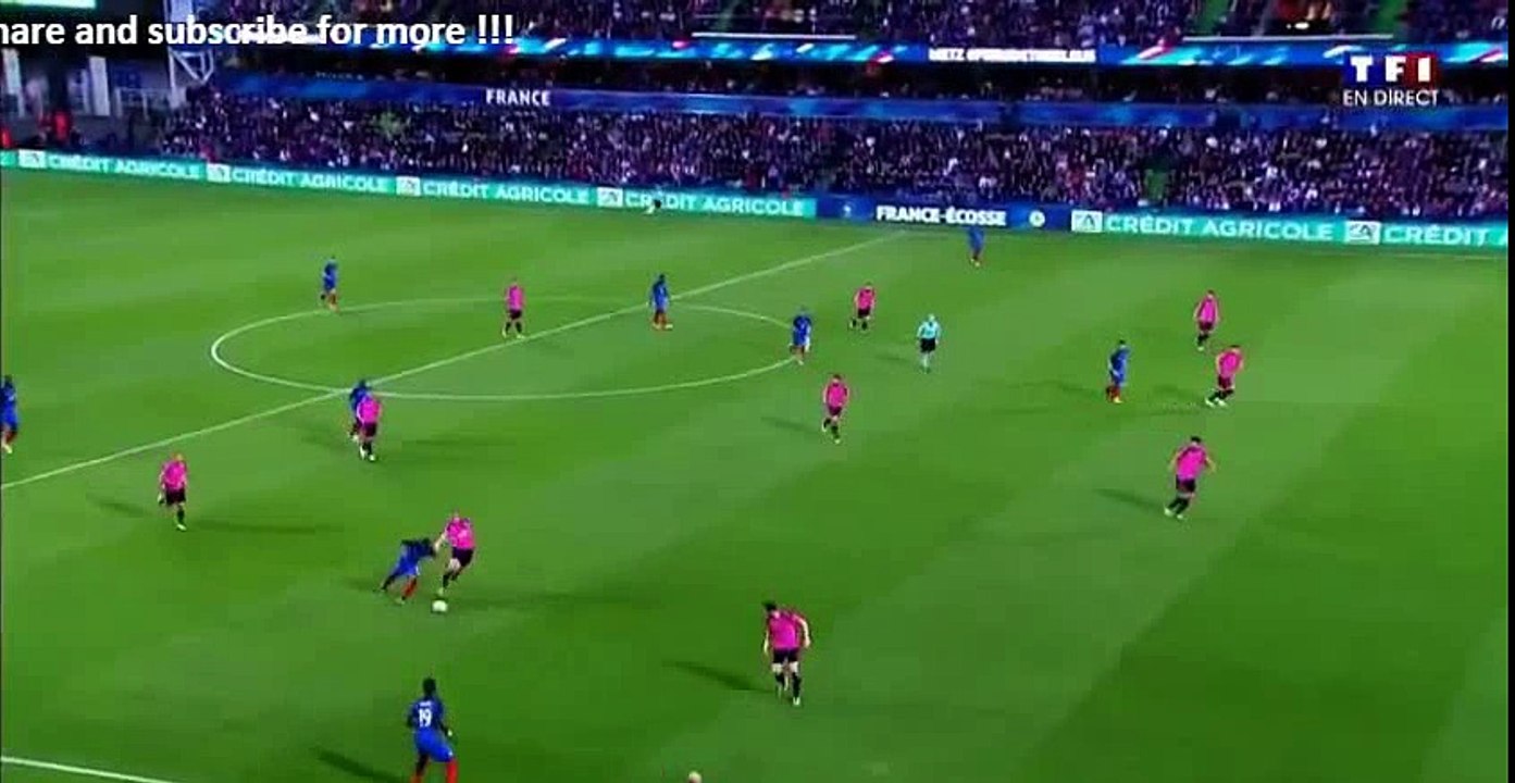 Olivier Giroud Goal HD - France 1-0 Scotland 04-06-2016
