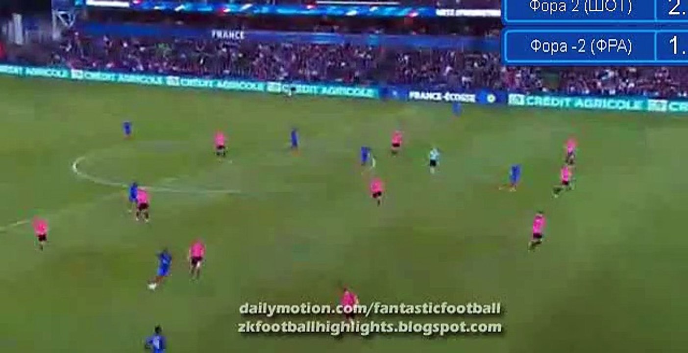 Olivier Giroud Goal HD - France 1-0 Scotland 04-06-2016