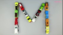 ALPHABET CARS Stop Motion Animation - Learn the ABCs from A to Z with Matchbox Toy Cars
