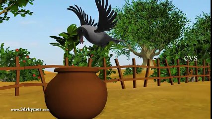 Ek Kauwa Pyaasa tha Poem - 3D Animation Hindi Nursery Rhymes for Children with Lyrics