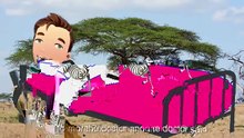 Five Little Zebra Jumping on The Bed Nursery Rhymes