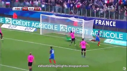 Paul Pogba Goal France 2-0 Scotland Friendly Match