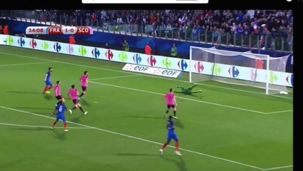 France vs Scotland 2-0 Olivier Giroud Second Goal (Friendly) 04-06-2016 HD