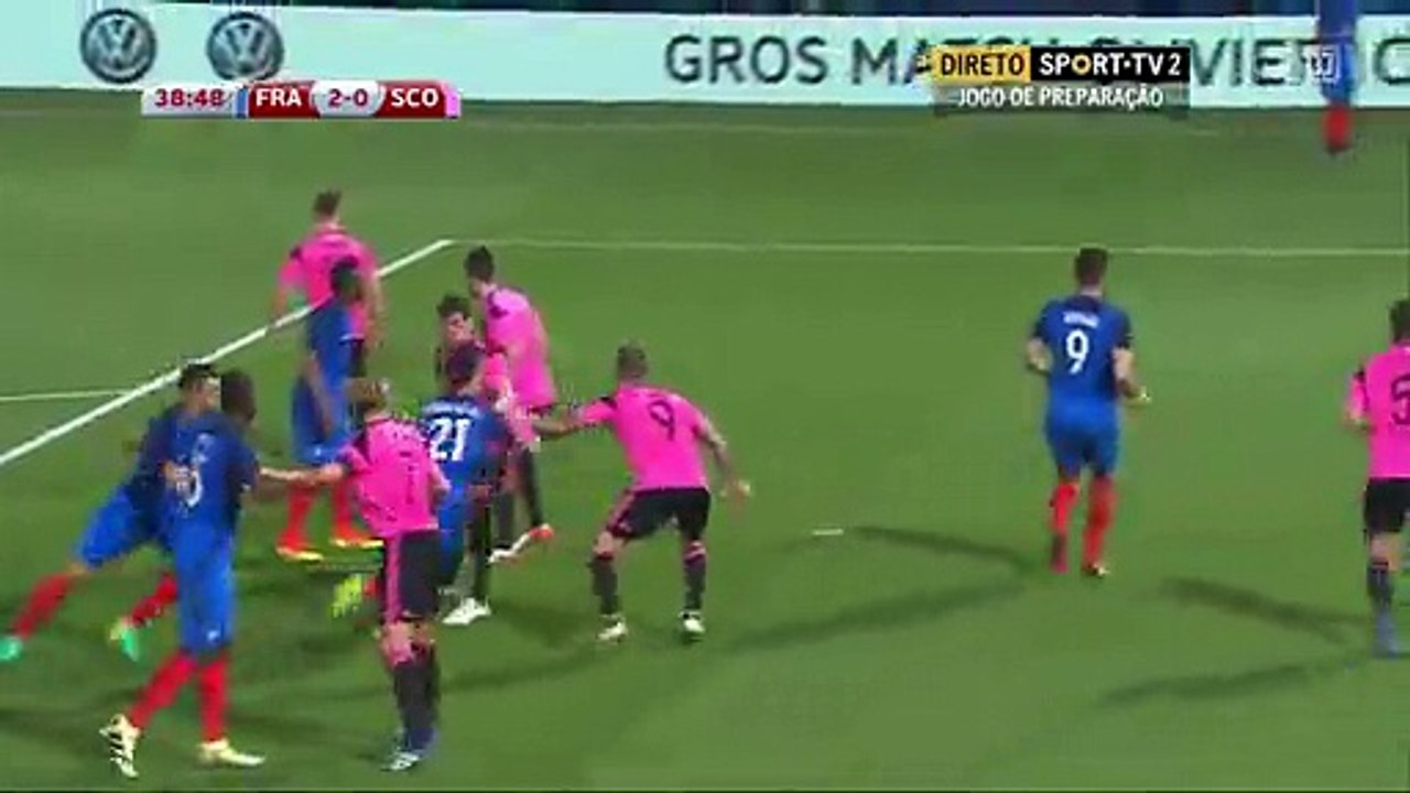 Paul Pogba Goal 4-0 France 4-0 Scotland