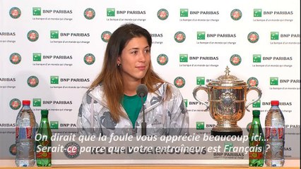 Roland-Garros - Muguruza : "Très surprise par les spectateurs"