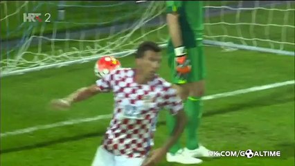 Mario Mandzukic hattrick Goal ~ Croatia vs San Marino 5-0