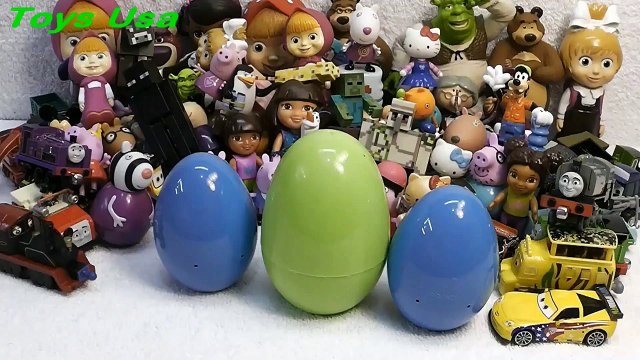 6 Surprise Eggs Minecraft, Thomas and Friends, Chuggington, Peppa Pig, Peppa Pig Toys