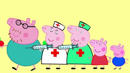 Peppa Pig George Crying Doctors Finger Family Nursery Rhymes Lyrics new episode 2016