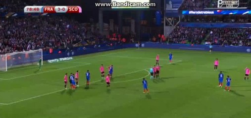 Paul Pogba Get INJURED - France 3-0 Scotland 04-06-2016