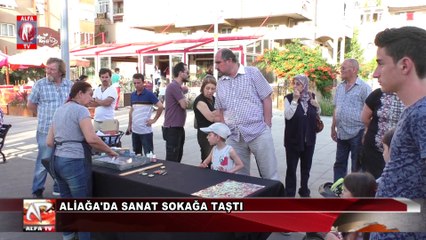 Aliağa'da Sanat Sokağa Taştı