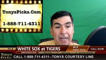 Chicago White Sox vs. Detroit Tigers Pick Prediction MLB Baseball Odds Preview 6-3-2016