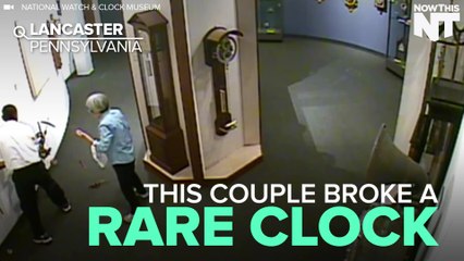 Couple Breaks Clock At National Watch And Clock Museum