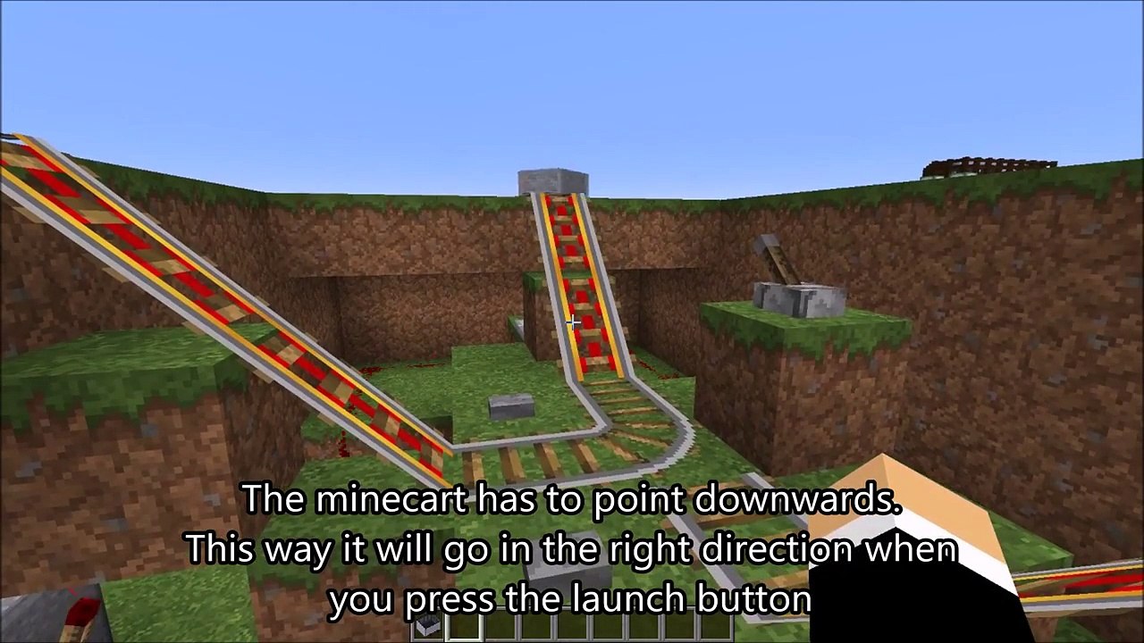 Minecraft Railway Switch - Redstone tutorial