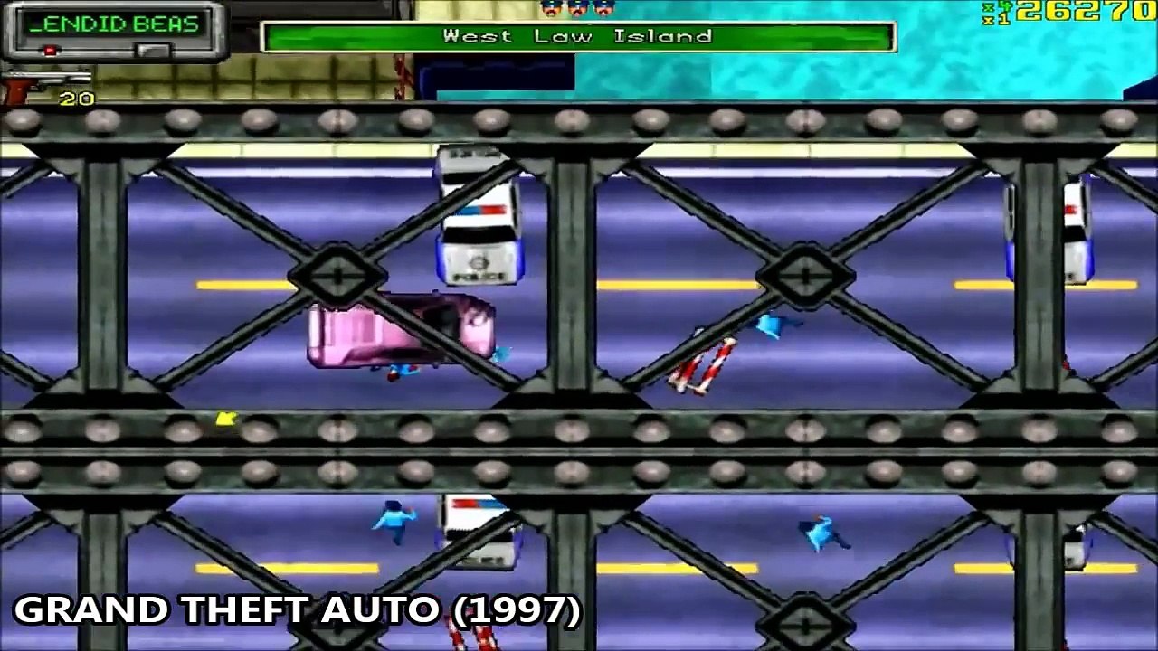 Evolution Of Grand Theft Auto (1997-2014)