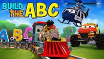 appMink build the ABC with Alphabet Train Monster Truck Police Helicopter and School Bus