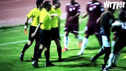 Players Vs Referees • Craziest Football Fights | HD