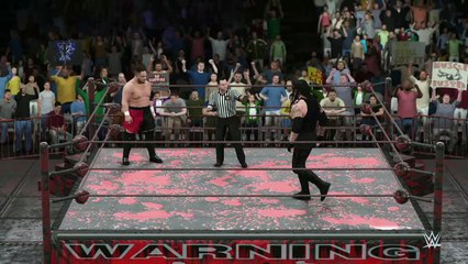 WWE 2K16 samoa joe v undertaker