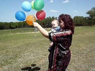 Happy Birthday Joshua! Balloon release