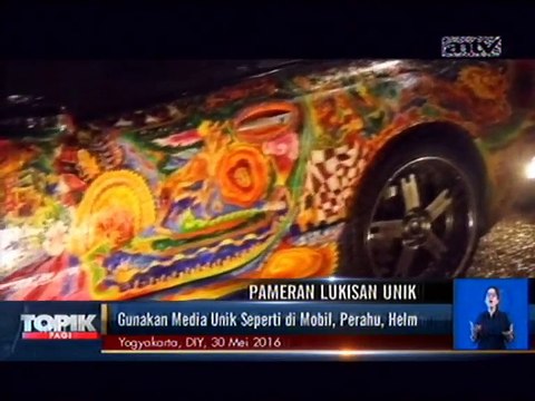 Pameran Lukisan dengan Media Unik