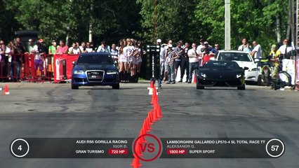 Скачать видео: 1600whp Lamborghini Gallardo Superleggera Total Race Unlim 500+ (23.06.2012) RWD