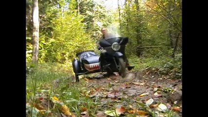 Amazing people from Poland - sidecar motorcycles - mad mud
