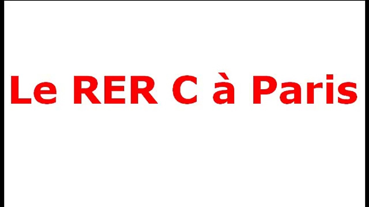 Le RER C sous les eaux à Paris