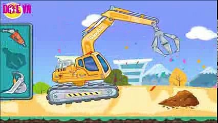 Lắp ráp Xe xúc đất - Máy ủi đất - Xe cần cẩu - Xe tải  Excavator Front Loader Crane Dump Truck