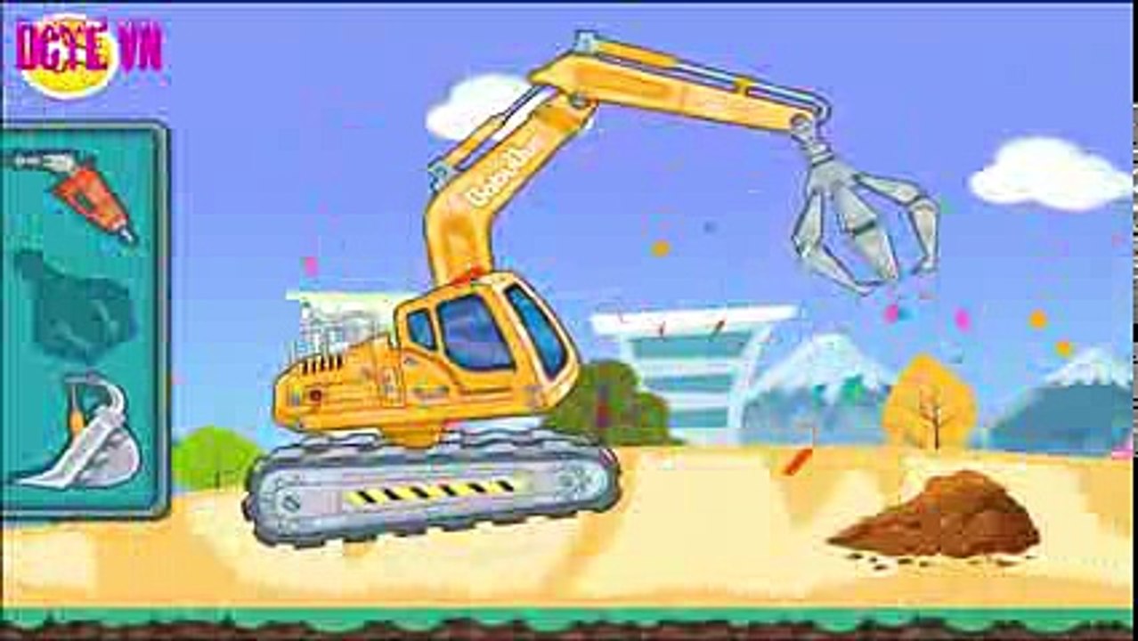 Lắp ráp Xe xúc đất - Máy ủi đất - Xe cần cẩu - Xe tải  Excavator Front Loader Crane Dump Truck