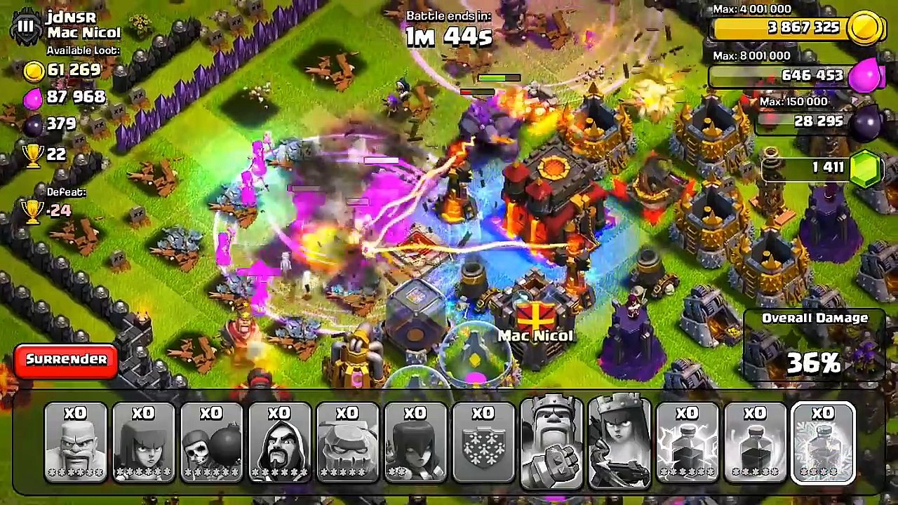 Clash of Clans - Defenseless Champion #17  Chugging Along