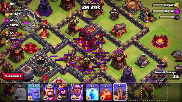Clash Of Clans - IMMORTAL BOWLER!!! (1 bowler troop & All Healers) & The Bowler learns to fly!